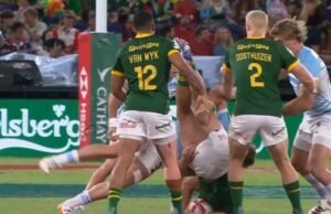 A brutal luta antidesportiva que levou à expulsão de um jogador argentino do Los Pumas 7s