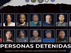 Eles prenderam 14 pessoas e apreenderam metanfetamina após quatro batidas em Querétaro