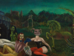 São mostrados cadernos inéditos da internação de Leonora Carrington “devido a uma crise mental”.