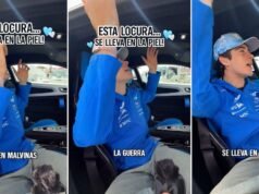 A equipe Alpine editou um vídeo onde Franco Colapinto batizou as Ilhas Malvinas