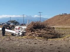 Isto é o que se sabe sobre o acidente de pequeno avião em Huejotzingo, Puebla: ocorreram três acidentes nos últimos quatro anos.