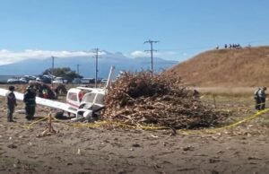 Isto é o que se sabe sobre o acidente de pequeno avião em Huejotzingo, Puebla: ocorreram três acidentes nos últimos quatro anos.