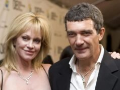 A incrível foto de Antonio Banderas e Melanie Griffith se esbarrando na rua: a foto mais próxima do casal de idosos