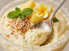 Mousse de abacaxi e coco: sabor fresco, vitamina C e textura doce em minutos