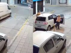 Chocante acidente em Luján: um caminhão colidiu a toda velocidade com um transportador que acabou capotando.