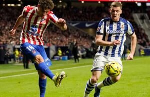 Com Julián Álvarez titular, Atlético de Madrid perdeu para a Real Sociedad na final da Copa del Rey