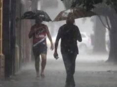Alerta de chuva AMBA em vigor para segunda-feira: quanto tempo vai durar a chuva?