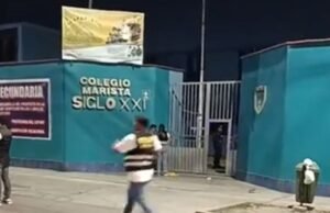 Uma explosão ocorreu em frente a uma escola em Trujillo, a poucos metros da delegacia