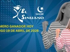 Resultados do Sinuano Noche hoje, 19 de abril