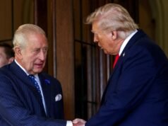 O rei Carlos III chegou a Washington para se encontrar com o presidente Trump e discursar no Congresso dos EUA