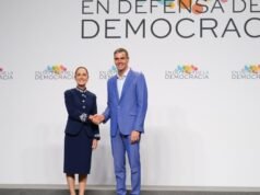 Sheinbaum encontra-se com o presidente espanhol: México sediará a Cúpula em 2027