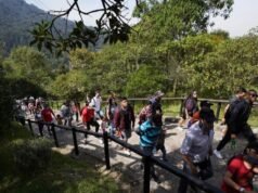 As autoridades de Bogotá realizam uma operação de resgate para encontrar sete pessoas desaparecidas na área florestal de Monserrate