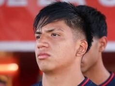 Marco Rivas, contra o Club Tigre: faltou aos treinos por divergências na liquidação do contrato.