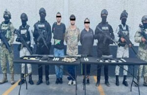 O Exército Civil de Nuevo León prende seis suspeitos em uma repressão após a prisão de um líder de gangue em Tamaulipas