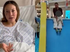 Mulher ferida após usar brinquedo infantil com seu filho em Perisur, reclama em um shopping em CDMX