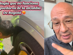 Bogotano relatou que seu carro não conseguiu se mover devido a uma falha na plataforma: “Me pediram um código, mas nunca veio”