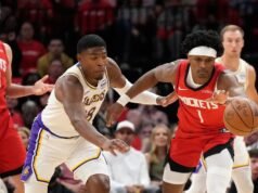 O Lakers não conseguiu vencer o Rockets, que sofreu reviravoltas
