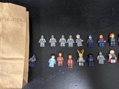 Ele roubou peças de Lego e colocou remendos secos na caixa, disse a polícia