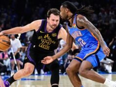 Luka Doncic, do Lakers, está fora do Thunder devido a uma lesão no pescoço