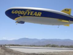 Eu montei um dirigível Goodyear no Coachella