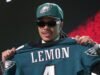 O ex-wide receiver da USC, Makai Lemon, brincou de pega-pega com o time durante o draft