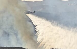 O incêndio no Vista forçou uma ordem de evacuação no Lago Elsinore