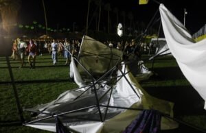 Coachella 2026: Ventos fortes atrapalham festival e acampamentos