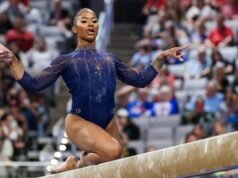 Jordan Chiles e UCLA surpreendentemente não conseguiram fazer a ginástica da NCAA se encontrar