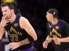 Luka Doncic fez a maior pontuação na vitória do Lakers sobre o Cavaliers