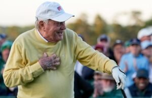Jack Nicklaus riu da tacada do Masters. ‘Ainda não matei ninguém’