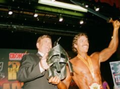 O filho de Schwarzenegger, Joseph Baena, venceu uma competição de fisiculturismo