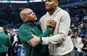 Treinador do HOF, Doc Rivers, em Milwaukee. Giannis Antetokounmpo é o próximo?