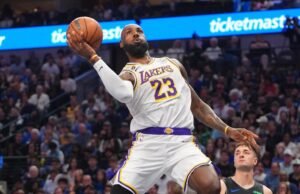 Os 30 pontos de LeBron James não salvaram o lesionado Lakers da derrota