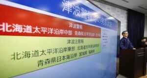 Japão emite alerta de terremoto após terremoto de magnitude 7,5 atingir a costa norte