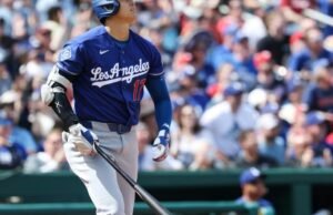 Shohei Ohtani acerta o primeiro home run da temporada, Dodgers vence Nats