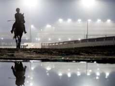 Fotos do Kentucky Derby: Renegade favorito assume uma posição assustadora na pista