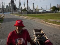 Anos de seca fazem com que um importante porto energético em Corpus Christi, Texas, enfrente uma crise hídrica