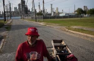 Anos de seca fazem com que um importante porto energético em Corpus Christi, Texas, enfrente uma crise hídrica