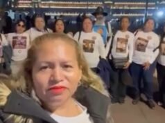 Ceci Flores denunciou a ameaça e acusou as autoridades de degradar a vista em Lagos de Moreno, Jalisco
