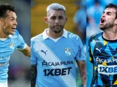 O Sporting Cristal divulgou os boletins médicos de Santiago González, Juan Cruz e Felipe Vizeu, ausentes da partida contra o Cerro Porteño