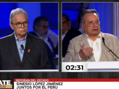 Debate técnico: a posição de Vladimiro Huaroc (Fuerza Popular) e Sinesio López (Trabalhando juntos pelo Peru) sobre a reforma do Estado