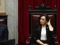 Victoria Villarruel voltou a distinguir-se do Governo e questionou a compra de aviões