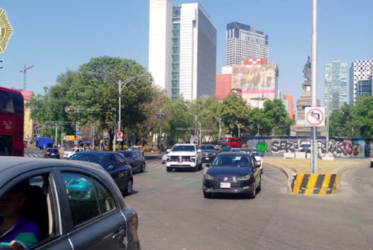 Bloqueios e acidentes hoje, sexta-feira, 22 de maio: foi registrado acidente de carro na Avenida Río Churubusc