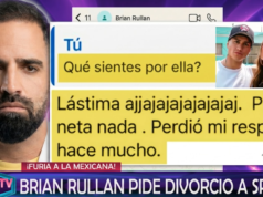 Bryan Rullan após exigir o divórcio de Laura Spoya devido a um novo relacionamento: “Deixa ele assinar com uma mulher, perdi o respeito por ele há muito tempo”