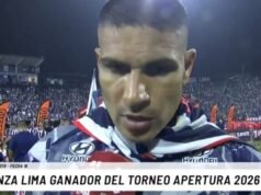 A alegria de Paolo Guerrero após conquistar seu primeiro troféu com o Alianza Lima: “Fomos campeões com justiça”