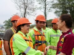 Sheinbaum monitora o andamento da rodovia Macuspana-Escárcega no segundo dia em Tabasco