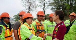 Sheinbaum monitora o andamento da rodovia Macuspana-Escárcega no segundo dia em Tabasco