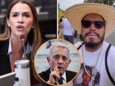 Mafe Carrascal culpou Álvaro Uribe por proteger Hernán Muriel, o deputado que liderou a criação do grafite perto da casa do ex-presidente: “Essa gente nunca mais terá olhos”