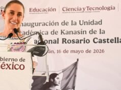 Sheinbaum dedica o departamento acadêmico da Universidade Rosario Castellanos de Yucatán: “Que todos os jovens tenham os direitos que eu tenho”