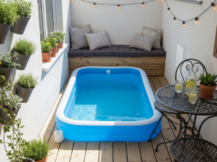 Ideias para refrescar este verão num pequeno terraço: como instalar uma piscina e aproveitar todo o espaço